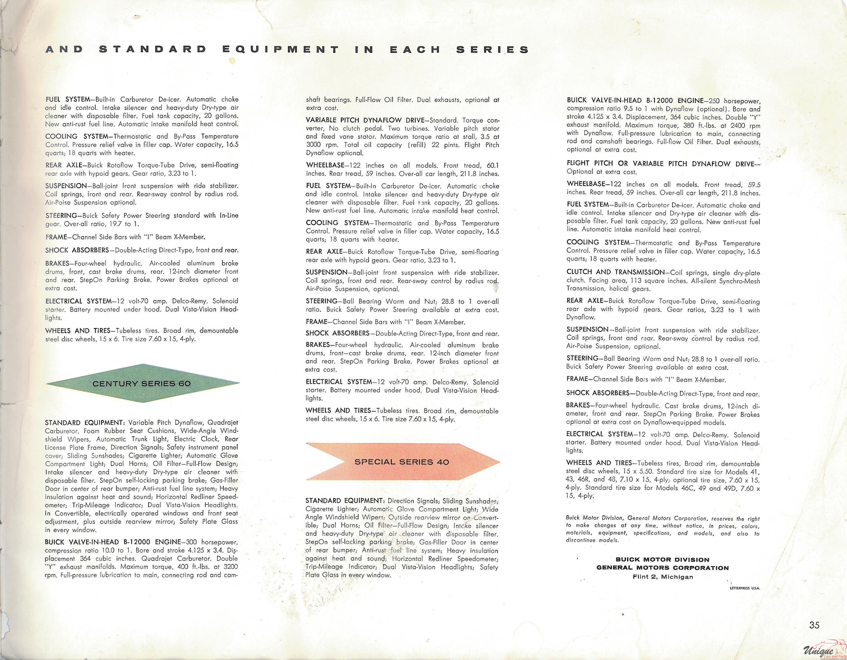 1958 Buick Brochure Page 19